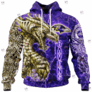 Ravens FL Dragon Outrage Limited Edition Hoodie T-shirt Sweatshirt All Merchandise