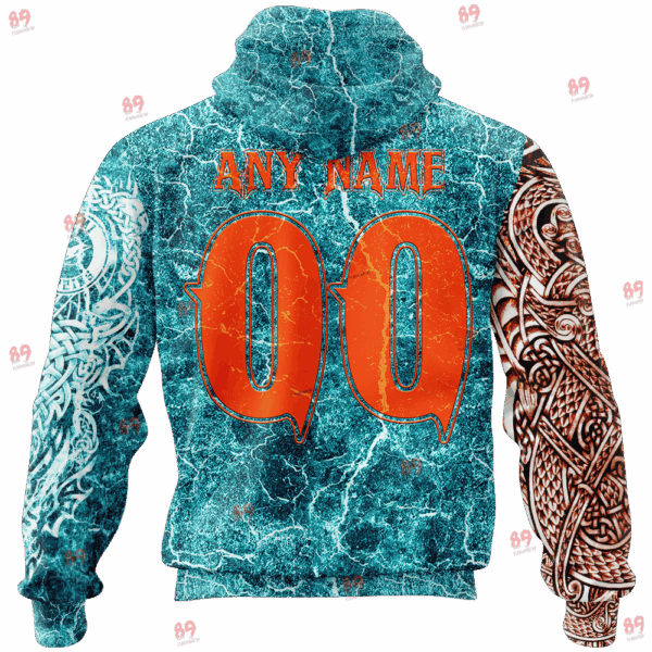 Dolphins FL Dragon Outrage Limited Edition Hoodie T-shirt Sweatshirt All Merchandise - Image 2