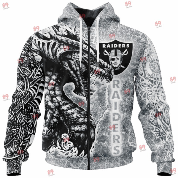 Raiders FL Dragon Outrage Limited Edition Hoodie T-shirt Sweatshirt All Merchandise - Image 3