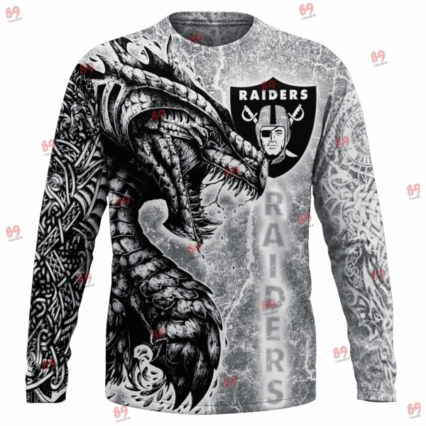 Raiders FL Dragon Outrage Limited Edition Hoodie T-shirt Sweatshirt All Merchandise - Image 6