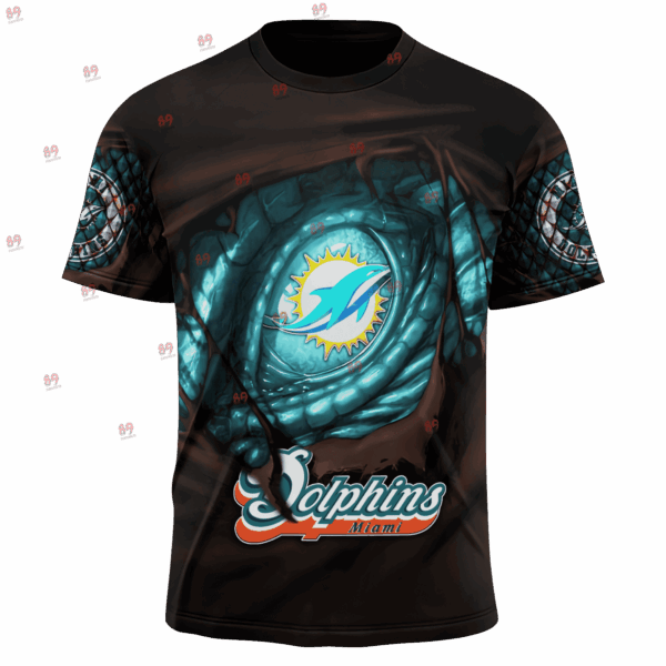 Dolphins Dragon Eye Limited Edition Hoodie T-shirt Sweatshirt All Merchandise - Image 4