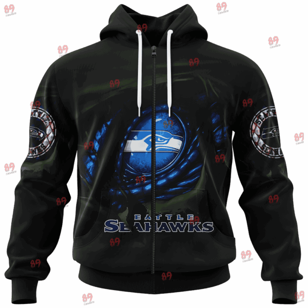 Seahawks Dragon Eye Limited Edition Hoodie T-shirt Sweatshirt All Merchandise - Image 3