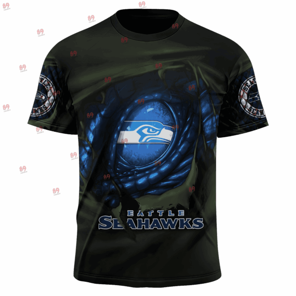 Seahawks Dragon Eye Limited Edition Hoodie T-shirt Sweatshirt All Merchandise - Image 4
