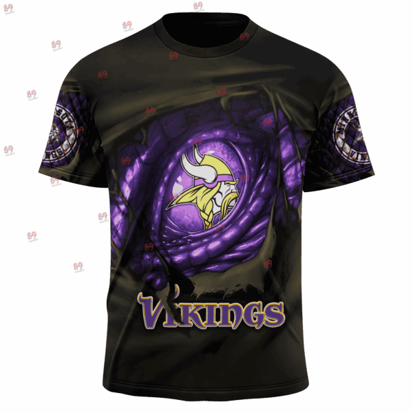 Vikings Dragon Eye Limited Edition Hoodie T-shirt Sweatshirt All Merchandise - Image 4