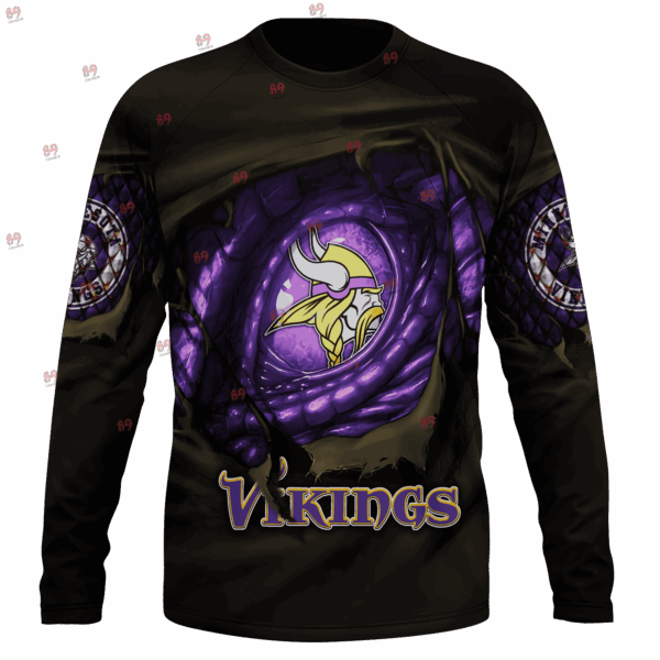 Vikings Dragon Eye Limited Edition Hoodie T-shirt Sweatshirt All Merchandise - Image 6