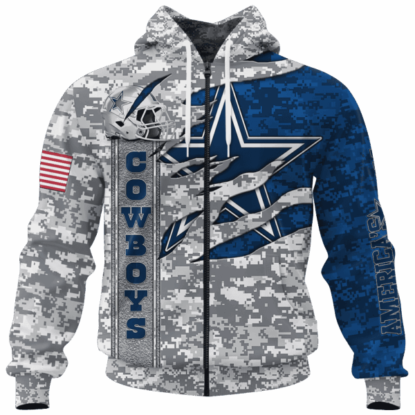 Cowboys Camo US Limited Edition Hoodie T-shirt Sweatshirt All Merchandise - Image 4