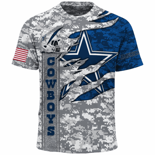 Cowboys Camo US Limited Edition Hoodie T-shirt Sweatshirt All Merchandise - Image 5