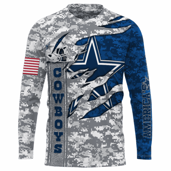 Cowboys Camo US Limited Edition Hoodie T-shirt Sweatshirt All Merchandise - Image 7