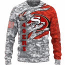 49ers Camo US Limited Edition Hoodie T-shirt Sweatshirt All Merchandise