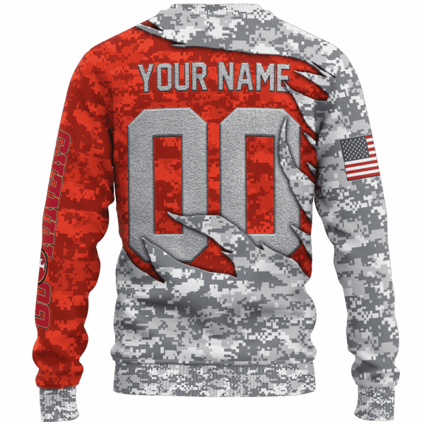 49ers Camo US Limited Edition Hoodie T-shirt Sweatshirt All Merchandise - Image 3