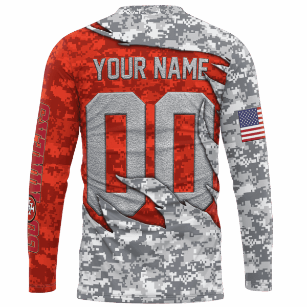 49ers Camo US Limited Edition Hoodie T-shirt Sweatshirt All Merchandise - Image 8