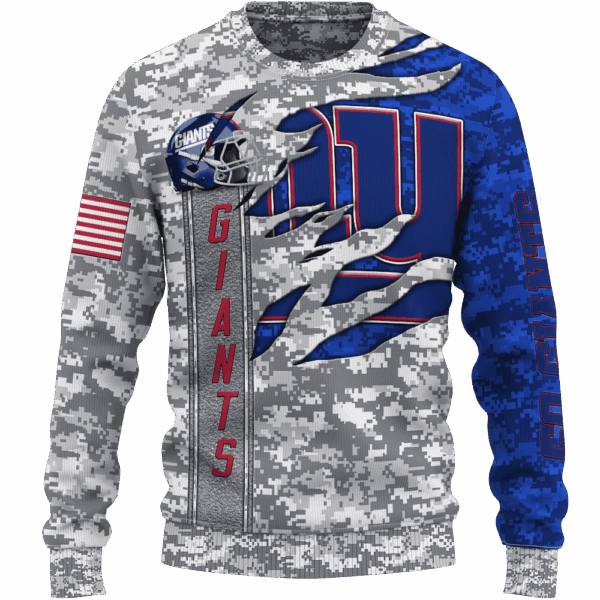 Giants Camo US Limited Edition Hoodie T-shirt Sweatshirt All Merchandise - Image 2