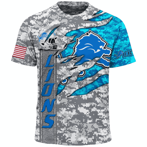 Lions Camo US Limited Edition Hoodie T-shirt Sweatshirt All Merchandise - Image 5