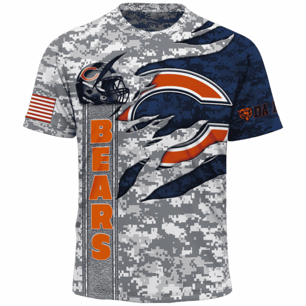 Bears Camo US Limited Edition Hoodie T-shirt Sweatshirt All Merchandise - Image 5