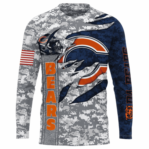 Bears Camo US Limited Edition Hoodie T-shirt Sweatshirt All Merchandise - Image 7
