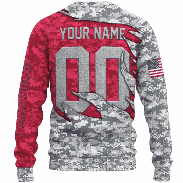 Canadiens Camo Style Limited Edition Hoodie T-shirt Sweatshirt All Merchandise - Image 3