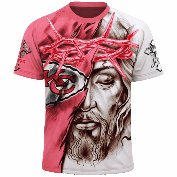 Chiefs Jesus Limited Edition Hoodie T-shirt Sweatshirt All Merchandise - Image 5