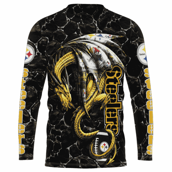 Steelers Legend Dragon Limited Edition Hoodie T-shirt Sweatshirt All Merchandise - Image 7