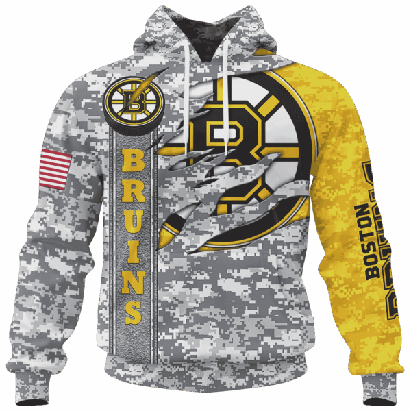 Bruins Camo Style Limited Edition Hoodie T-shirt Sweatshirt All Merchandise