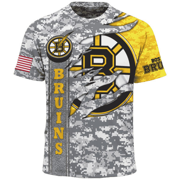 Bruins Camo Style Limited Edition Hoodie T-shirt Sweatshirt All Merchandise - Image 5