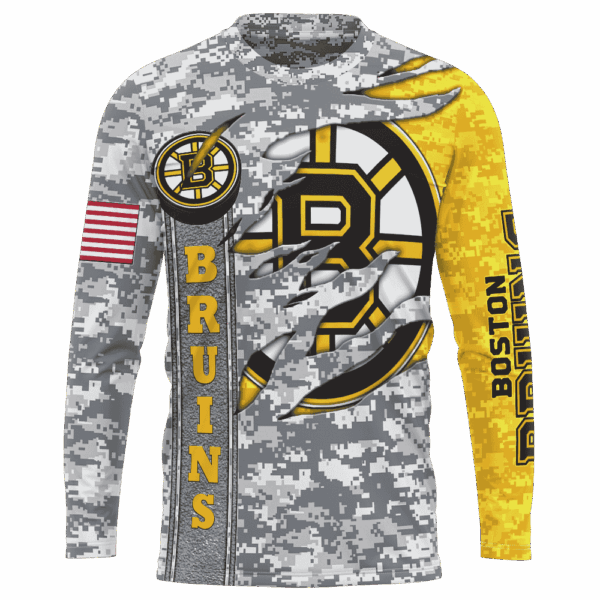 Bruins Camo Style Limited Edition Hoodie T-shirt Sweatshirt All Merchandise - Image 7