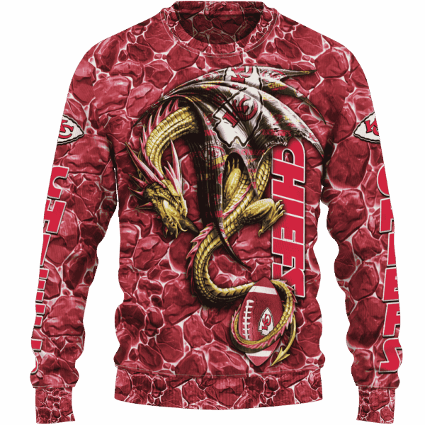Chiefs Legend Dragon Limited Edition Hoodie T-shirt Sweatshirt All Merchandise - Image 2