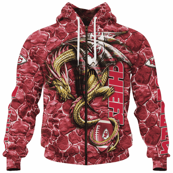 Chiefs Legend Dragon Limited Edition Hoodie T-shirt Sweatshirt All Merchandise - Image 4