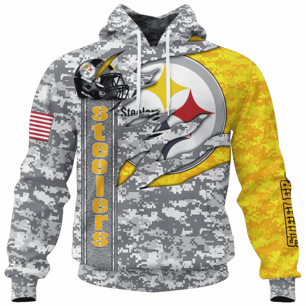 Steelers Camo US Limited Edition Hoodie T-shirt Sweatshirt All Merchandise