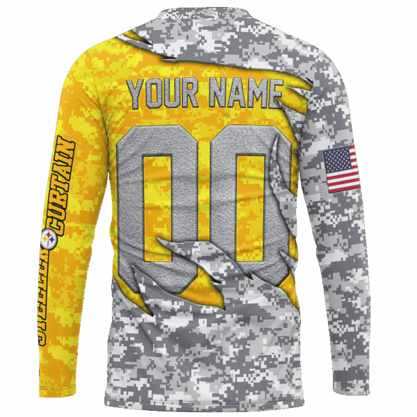 Steelers Camo US Limited Edition Hoodie T-shirt Sweatshirt All Merchandise - Image 8