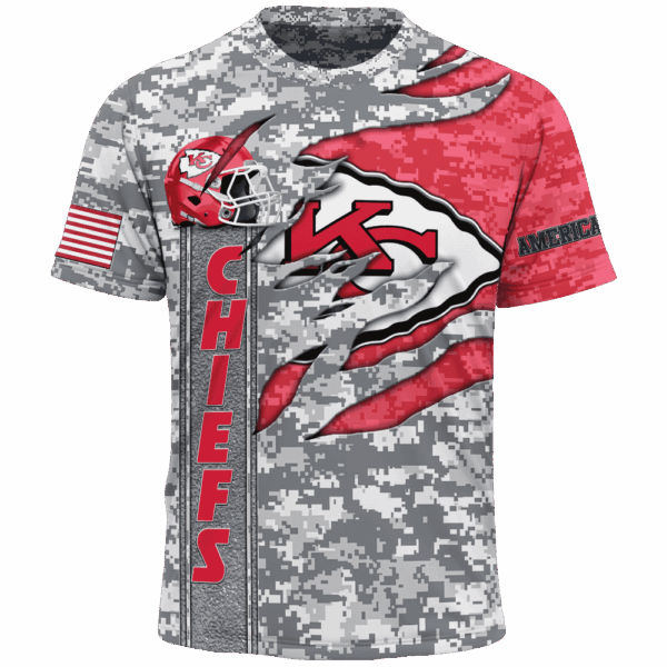 Chiefs Camo US Limited Edition Hoodie T-shirt Sweatshirt All Merchandise - Image 5