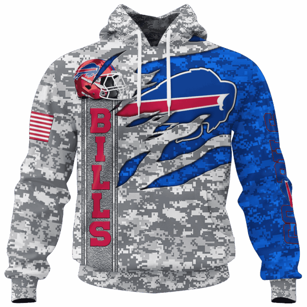 Bills Camo US Limited Edition Hoodie T-shirt Sweatshirt All Merchandise