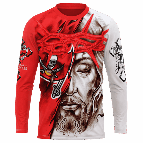 Buccaneers Jesus Limited Edition Hoodie T-shirt Sweatshirt All Merchandise - Image 7