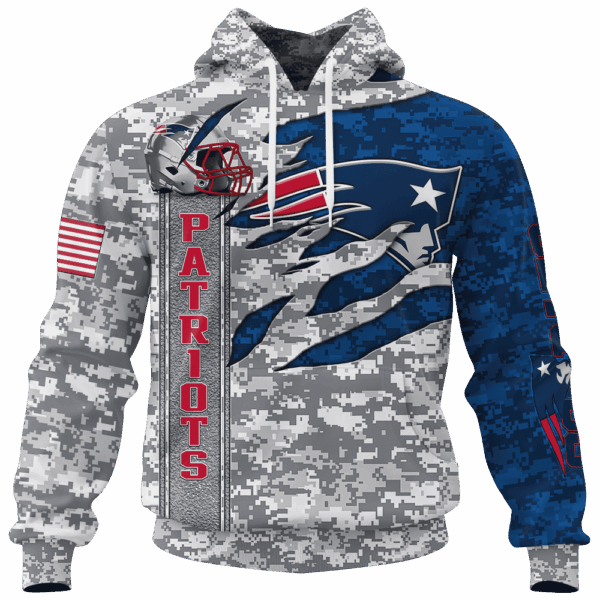 Patriots Camo US Limited Edition Hoodie T-shirt Sweatshirt All Merchandise