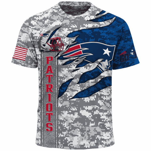 Patriots Camo US Limited Edition Hoodie T-shirt Sweatshirt All Merchandise - Image 5