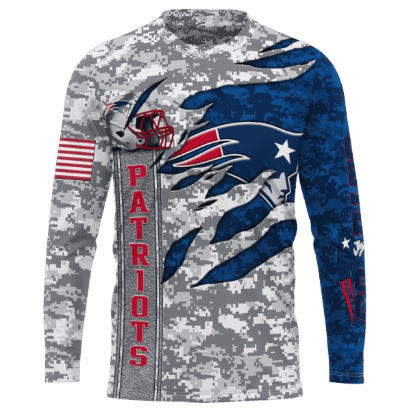 Patriots Camo US Limited Edition Hoodie T-shirt Sweatshirt All Merchandise - Image 7