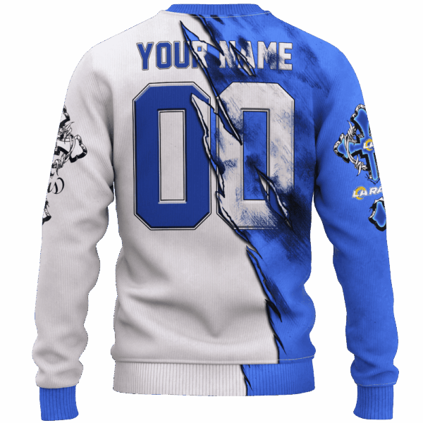 Rams Jesus Limited Edition Hoodie T-shirt Sweatshirt All Merchandise - Image 3
