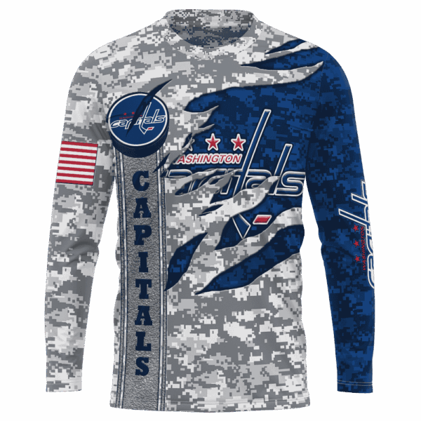 Capitals Camo Style Limited Edition Hoodie T-shirt Sweatshirt All Merchandise - Image 7
