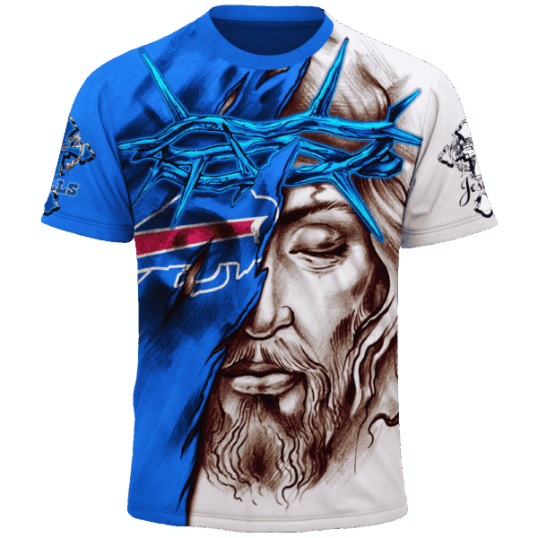 Bills Jesus Limited Edition Hoodie T-shirt Sweatshirt All Merchandise - Image 5