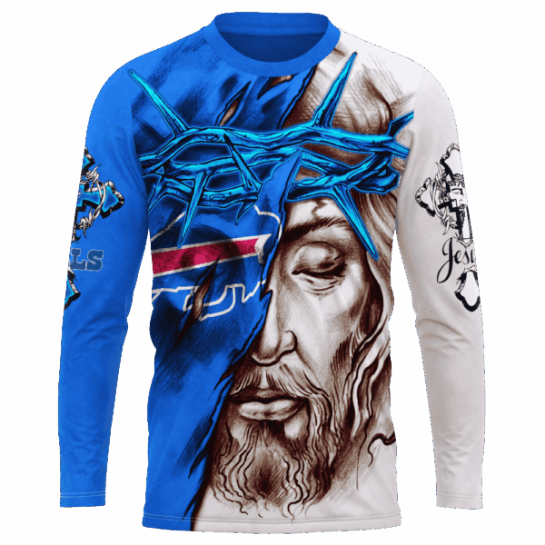 Bills Jesus Limited Edition Hoodie T-shirt Sweatshirt All Merchandise - Image 7
