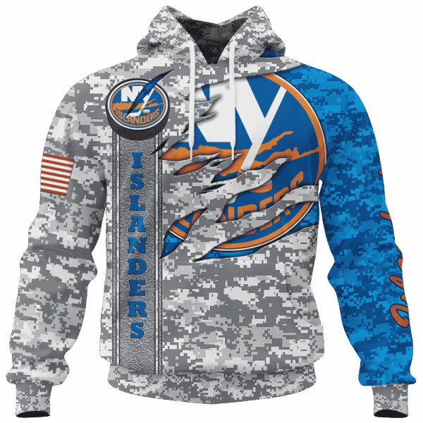 Islanders Camo Style Limited Edition Hoodie T-shirt Sweatshirt All Merchandise