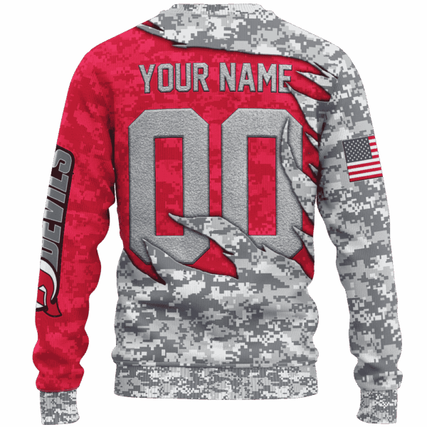 Devils Camo Style Limited Edition Hoodie T-shirt Sweatshirt All Merchandise - Image 3