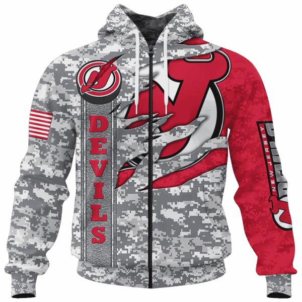 Devils Camo Style Limited Edition Hoodie T-shirt Sweatshirt All Merchandise - Image 4