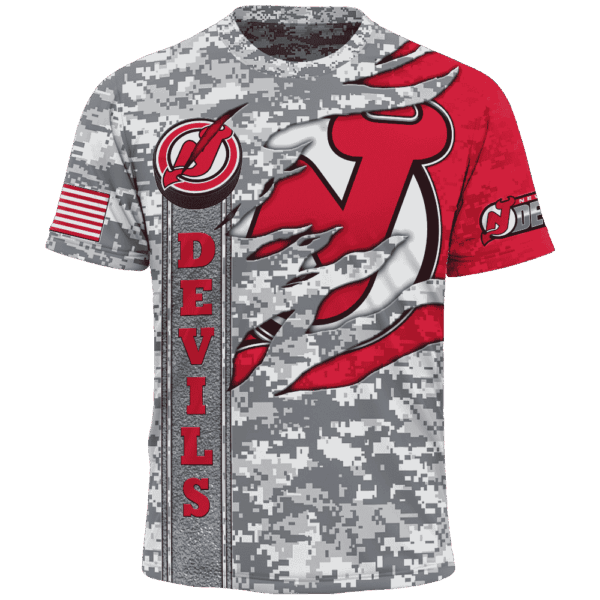 Devils Camo Style Limited Edition Hoodie T-shirt Sweatshirt All Merchandise - Image 5
