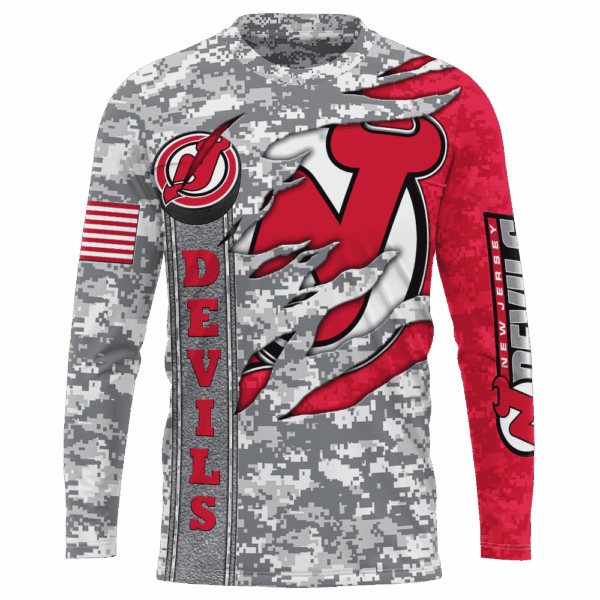 Devils Camo Style Limited Edition Hoodie T-shirt Sweatshirt All Merchandise - Image 7