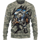 Seahawks Camo Mascot Limited Edition Hoodie T-shirt Sweatshirt All Merchandise