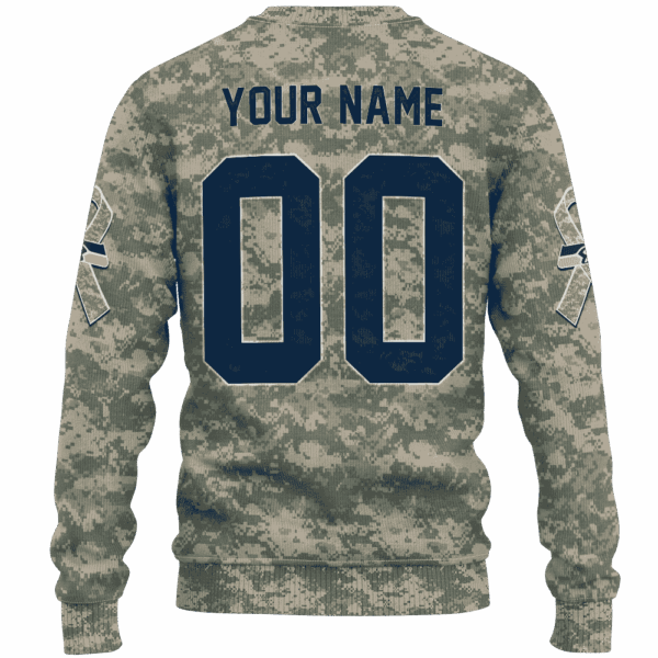 Seahawks Camo Mascot Limited Edition Hoodie T-shirt Sweatshirt All Merchandise - Image 3
