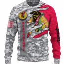 Blackhawks Camo Style Limited Edition Hoodie T-shirt Sweatshirt All Merchandise