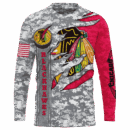Blackhawks Camo Style Limited Edition Hoodie T-shirt Sweatshirt All Merchandise
