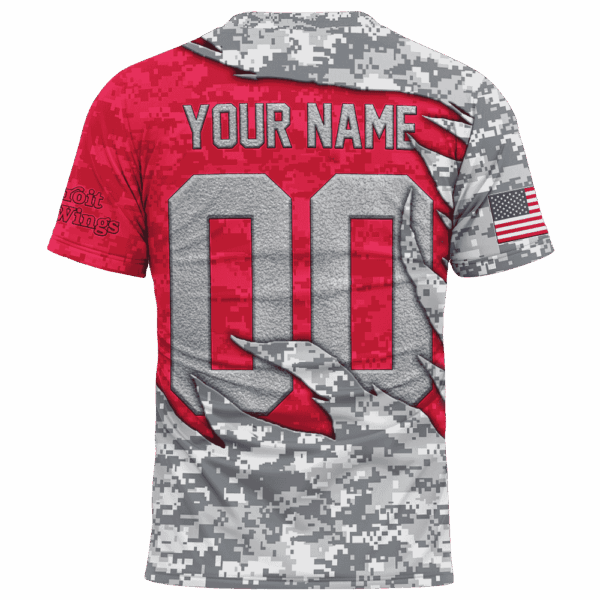 Wings Camo Style Limited Edition Hoodie T-shirt Sweatshirt All Merchandise - Image 6