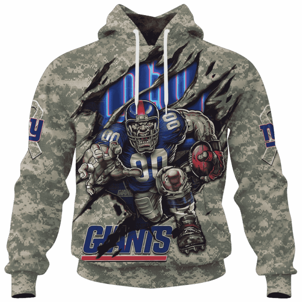 Giants Camo Mascot Limited Edition Hoodie T-shirt Sweatshirt All Merchandise